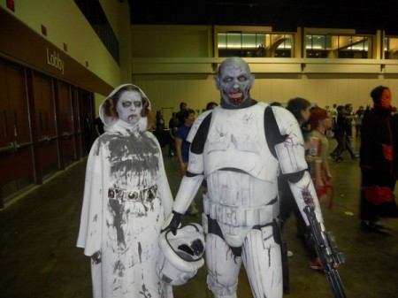 Cosplay Princess Leia And Stormtrooper As Zombies It's A Metaphor