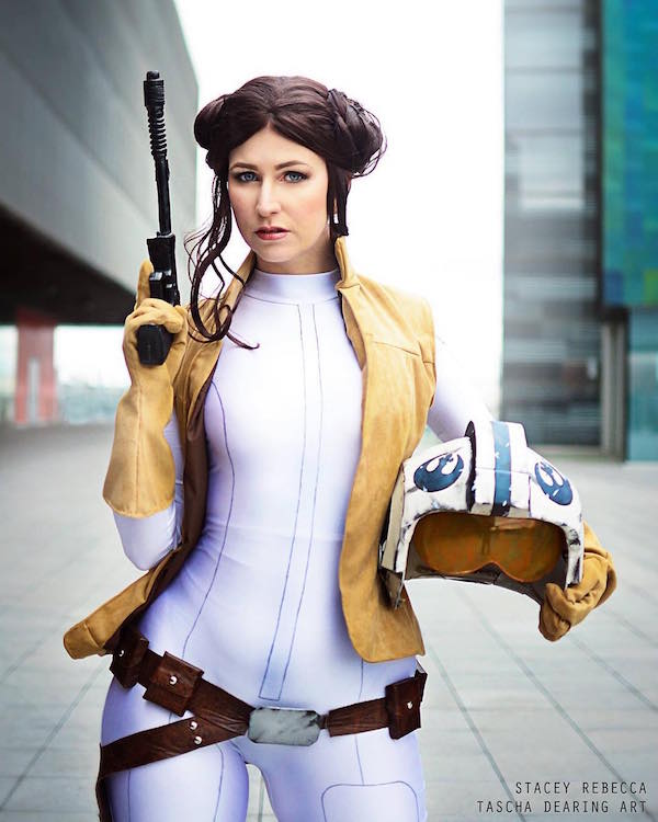 wars leia Star cosplay