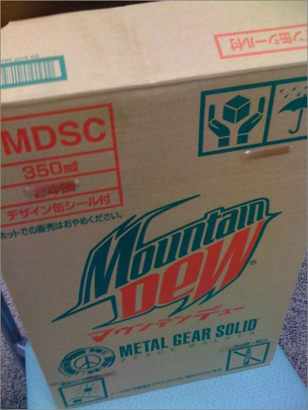 Mountain Dew + Metal Gear = Holy Shit