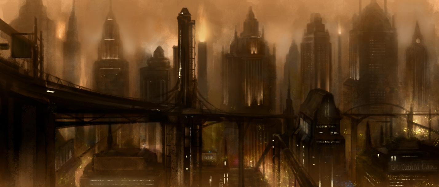 Arkham City Concept Art #2. | OMEGA-LEVEL