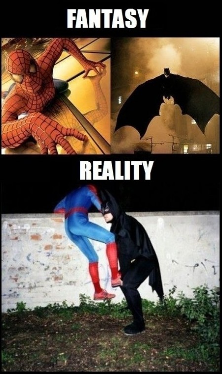 Cosplay Fantasy vs. Reality. Batman and Spider-Man Huff Hard, Fail Harder.  | OMEGA-LEVEL