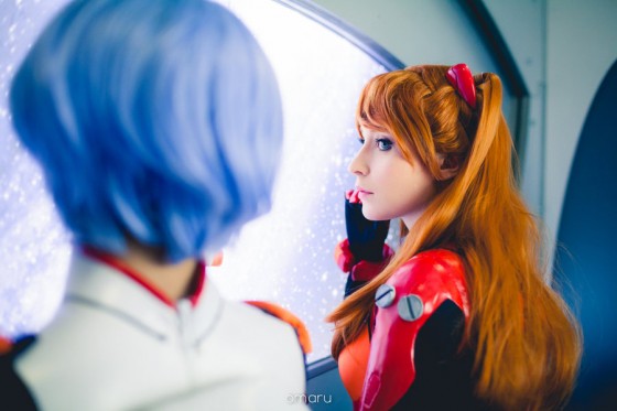 Asuka and Rei.