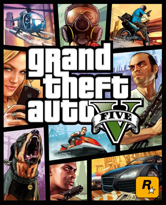 Grand Theft Auto V - Official box art.
