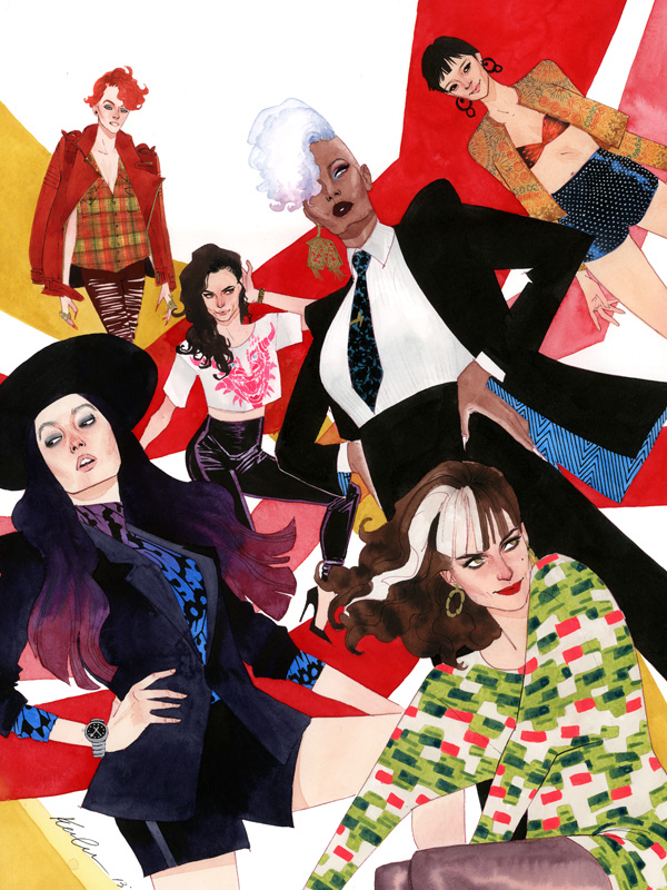 Stunning X-ladies by Kevin Wada.