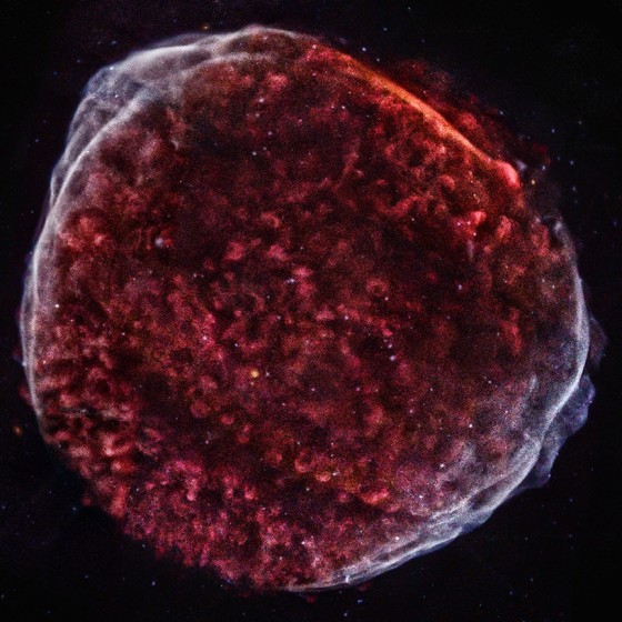 A supernova remnant whose progenitor explosion was seen from Earth over a thousand years ago.