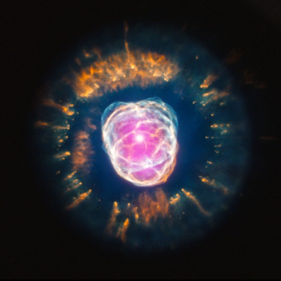 The Eskimo Nebula from Hubble and Chandra.