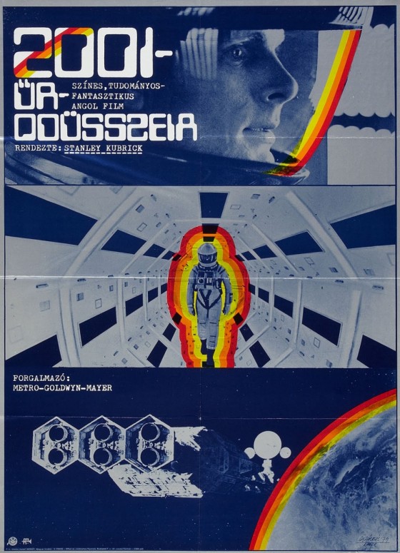 2001- A Space Odyssey. Hungarian poster.