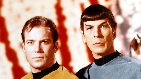 Spock and Kirk.