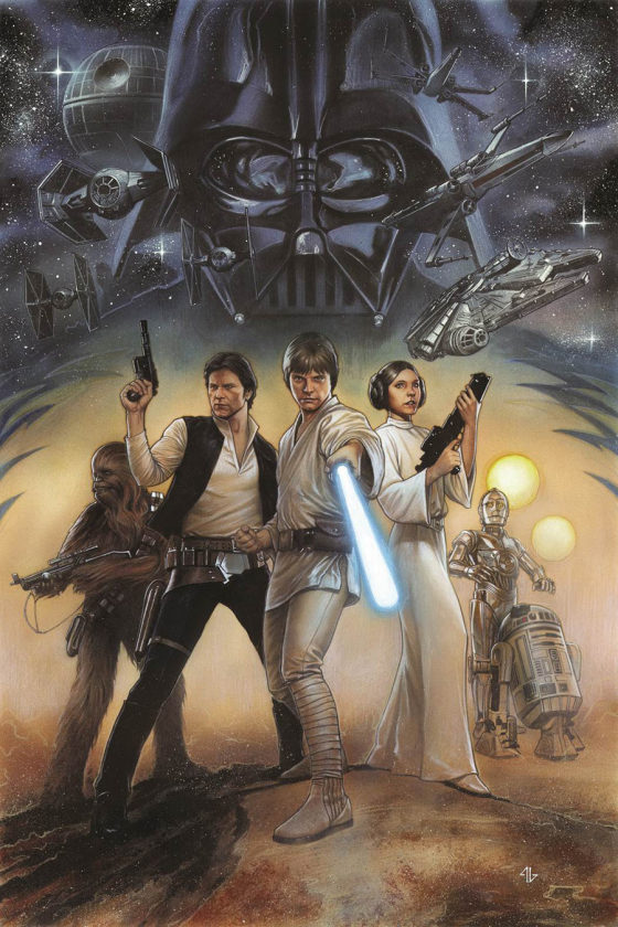 'Star Wars' remastered cover