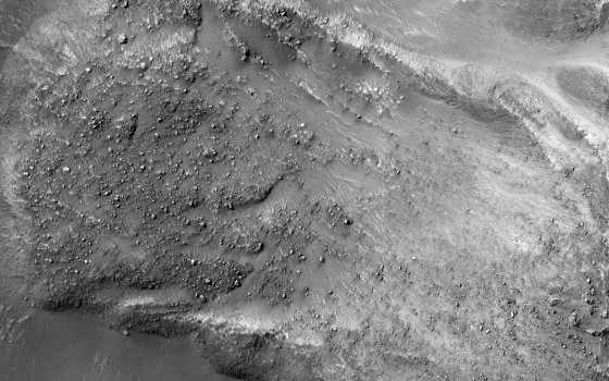 Martian Landslide