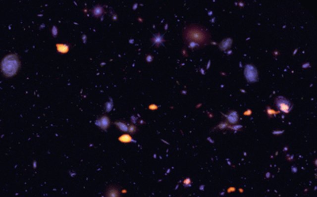 Hubble Deep Field Images capture New Type of Galaxy 