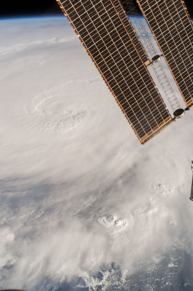 Hurricane Matthew International Space Station