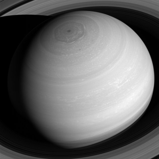 saturn from above