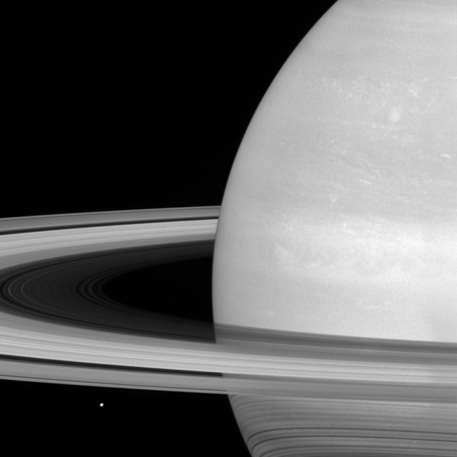 saturn moon mimas rings