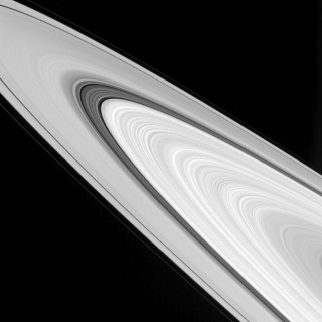 saturn's rings detail cassini