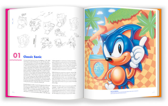 sonic the hedgehog coffee table art book