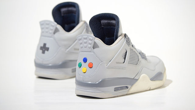 super nintendo sneakers buttons