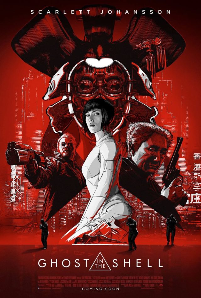 the ghost in the shell poster anime