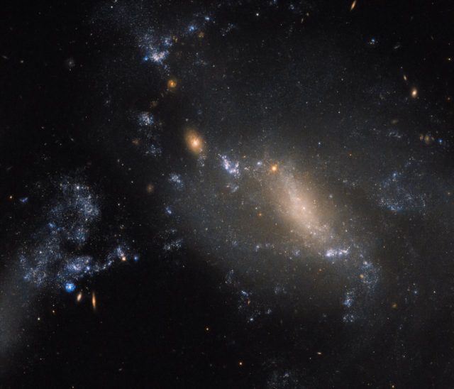 hubble two galaxies interacting