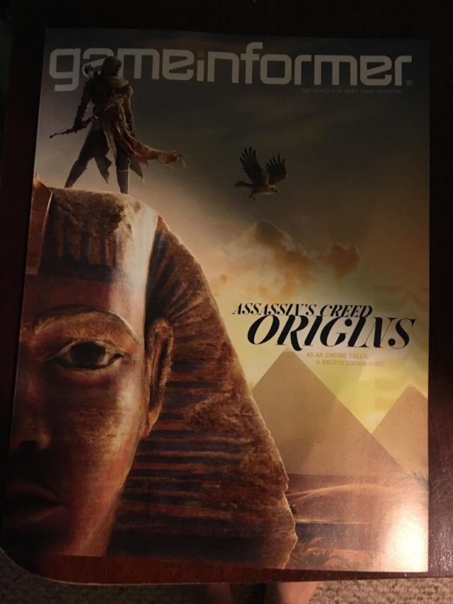 assassin's creed origins game informer october