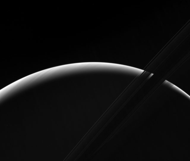 cassini saturn dawn