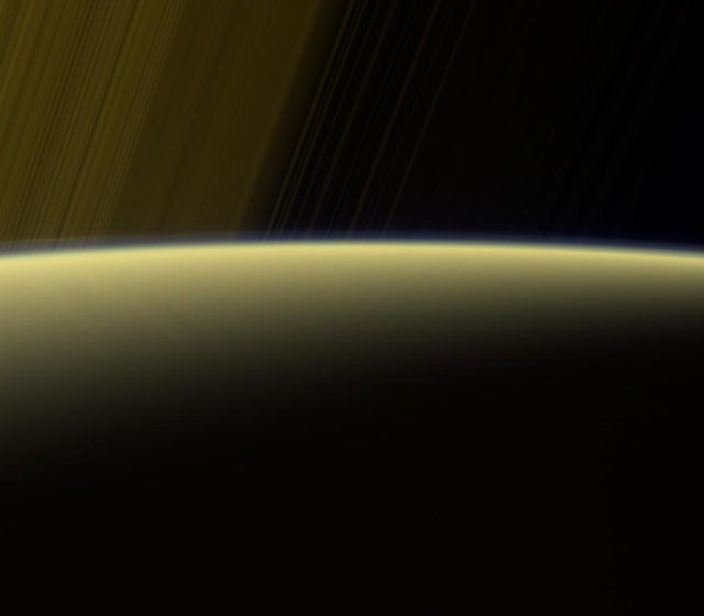 cassini saturn horizon