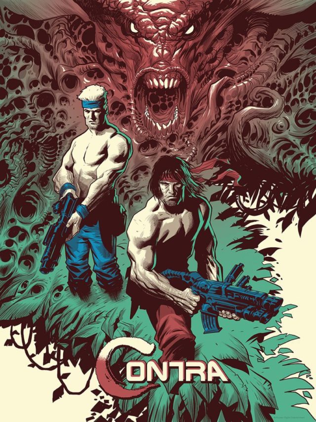 contra poster eric powell sdcc
