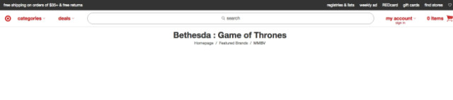 bethesda game of thrones game