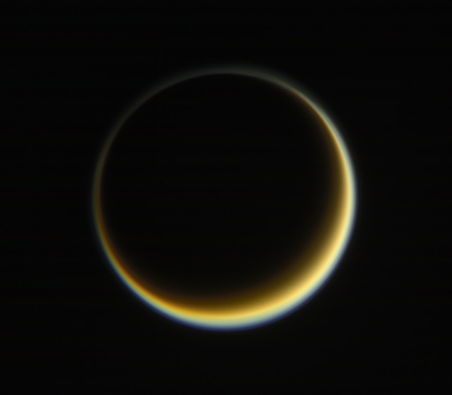 cassini titan haze