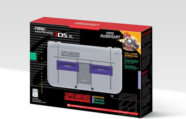us getting snes themed 3ds xl