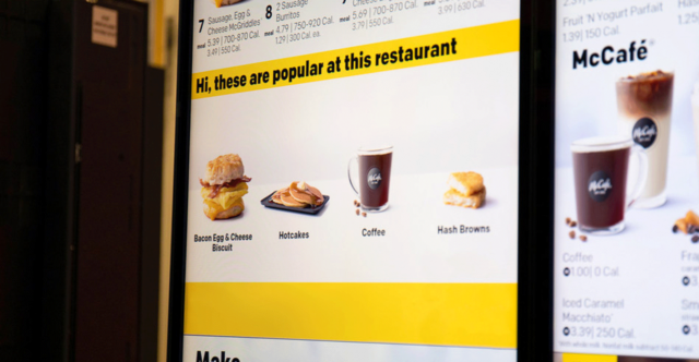 mcdonalds ai powered kiosk