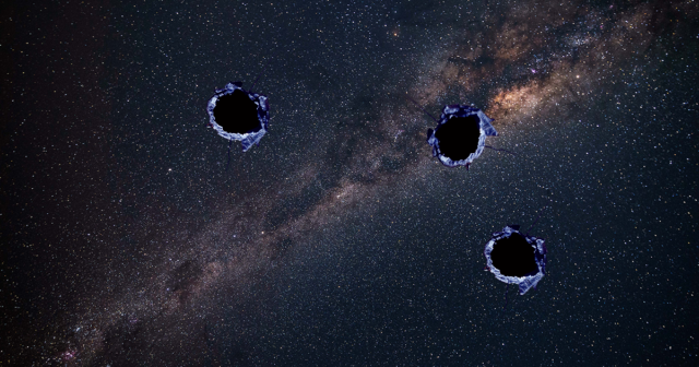 milky way galaxy holes