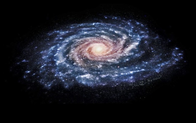 milky way collision ghost galaxy