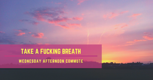 monday morning commute take a breath