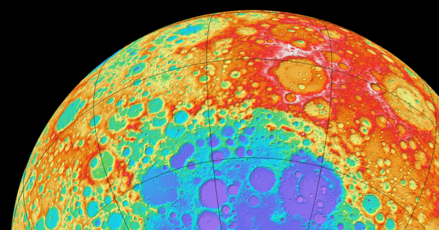 astronomers moon deep structure