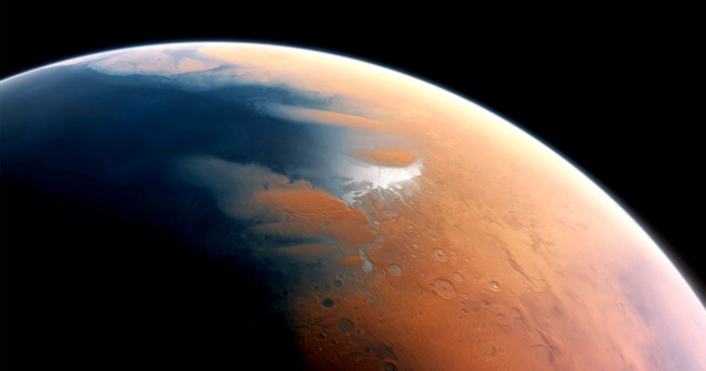 ancient meteor tsunami mars