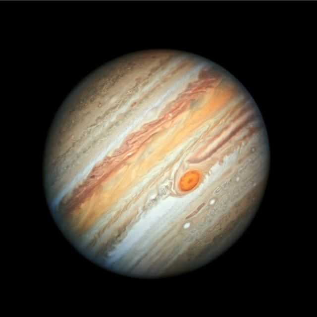 hubble jupiter great red spot