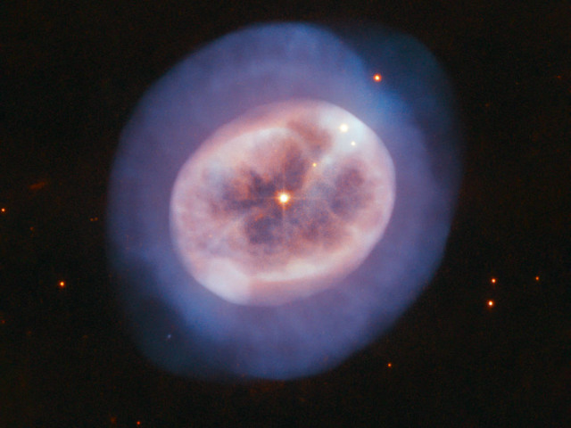 hubble star gas glow