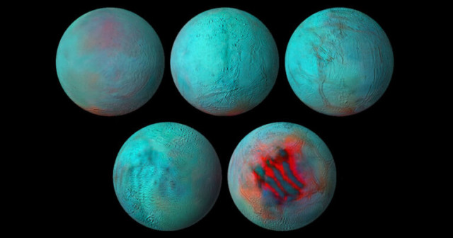 nasa evidence fresh ice enceladus