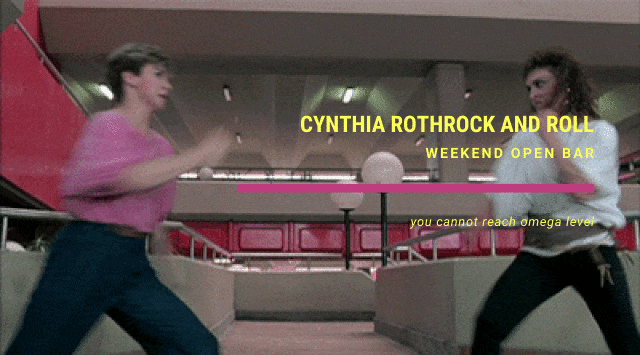 weekend open bar - cynthia rothrock and roll