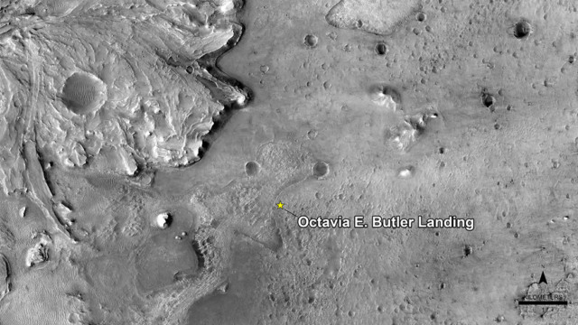 mars rover landing site octavia butler