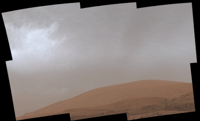 nasa mars curiosity rover clouds 2