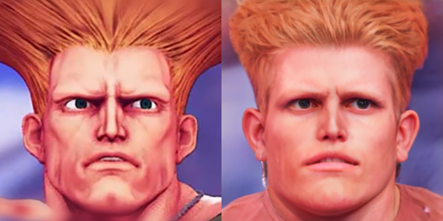 street fighter v ai human faces