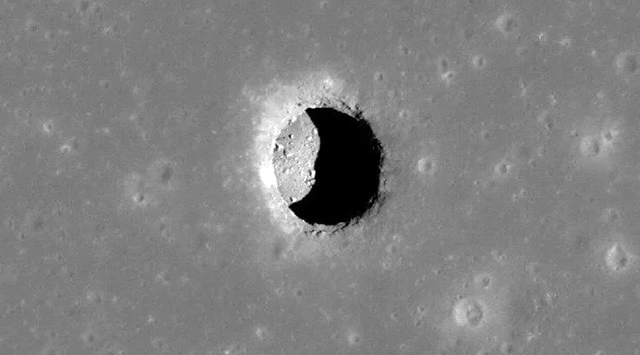 nasa moon holes always nice temperature